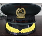 Dubai Police Peak Cap with Metal Badge