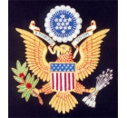 USA Embroidered Blazer Badge