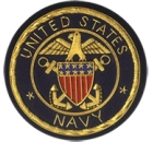 USA Navy Embroidered Blazer Badge