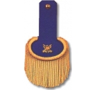 Epaulette Blue / Gold with Embroidered Logo