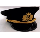 Black Peaked Cap