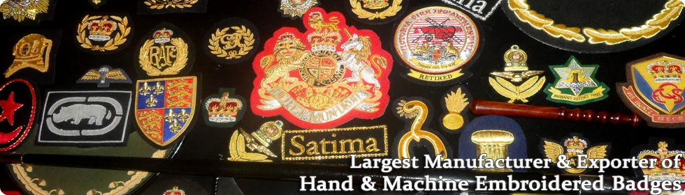 Hand & Machine Embroidered Badges